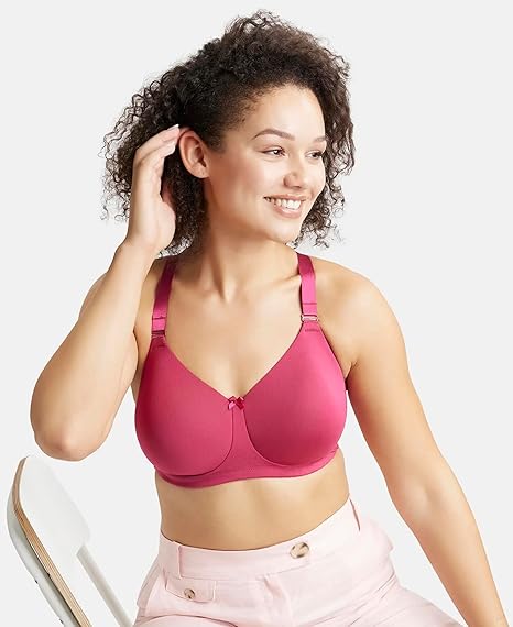 Jockey 1829 Plus Size Bra – Wirefree, Padded, Full Coverage with Magic Under Cup